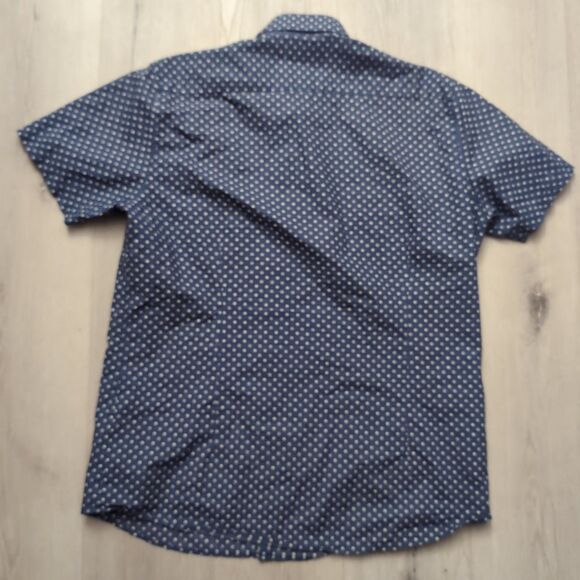 Barbour Shirt Mens Medium Multi Color Short Sleeve Casual Button Shirt - Picture 4 of 4